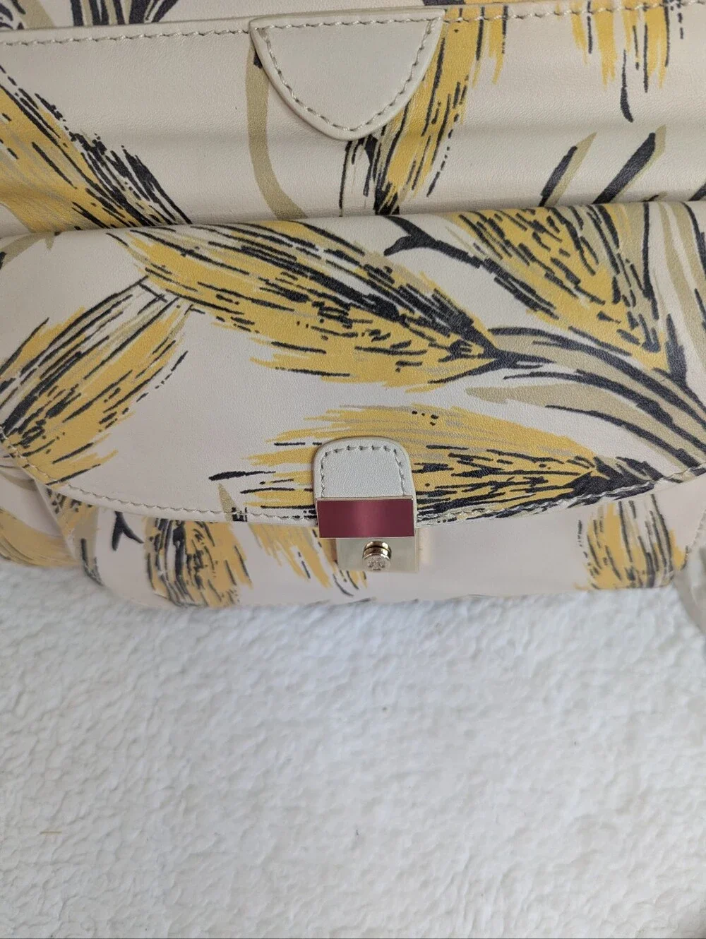 Rare NWT Tory Burch Priscilla Wheat Leaf Satchel – Limited Edition 2013 Runway